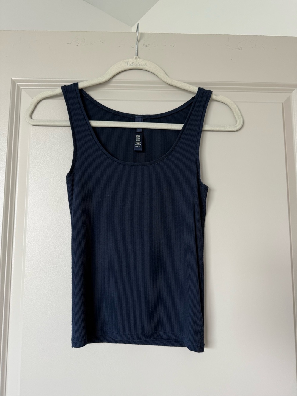 Skims Navy Soft Lounge Tank